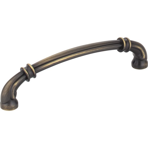 Jeffrey Alexander 128 mm Center-to-Center Antique Brushed Satin Brass Lafayette Cabinet Pull 317-128ABSB